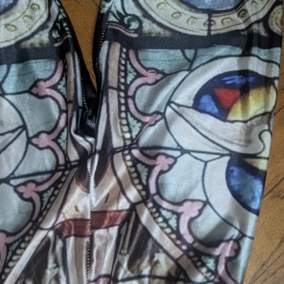 Copy Of Blackmilk Colorful Stained Glass Print Leggings - Picture 5 of 5